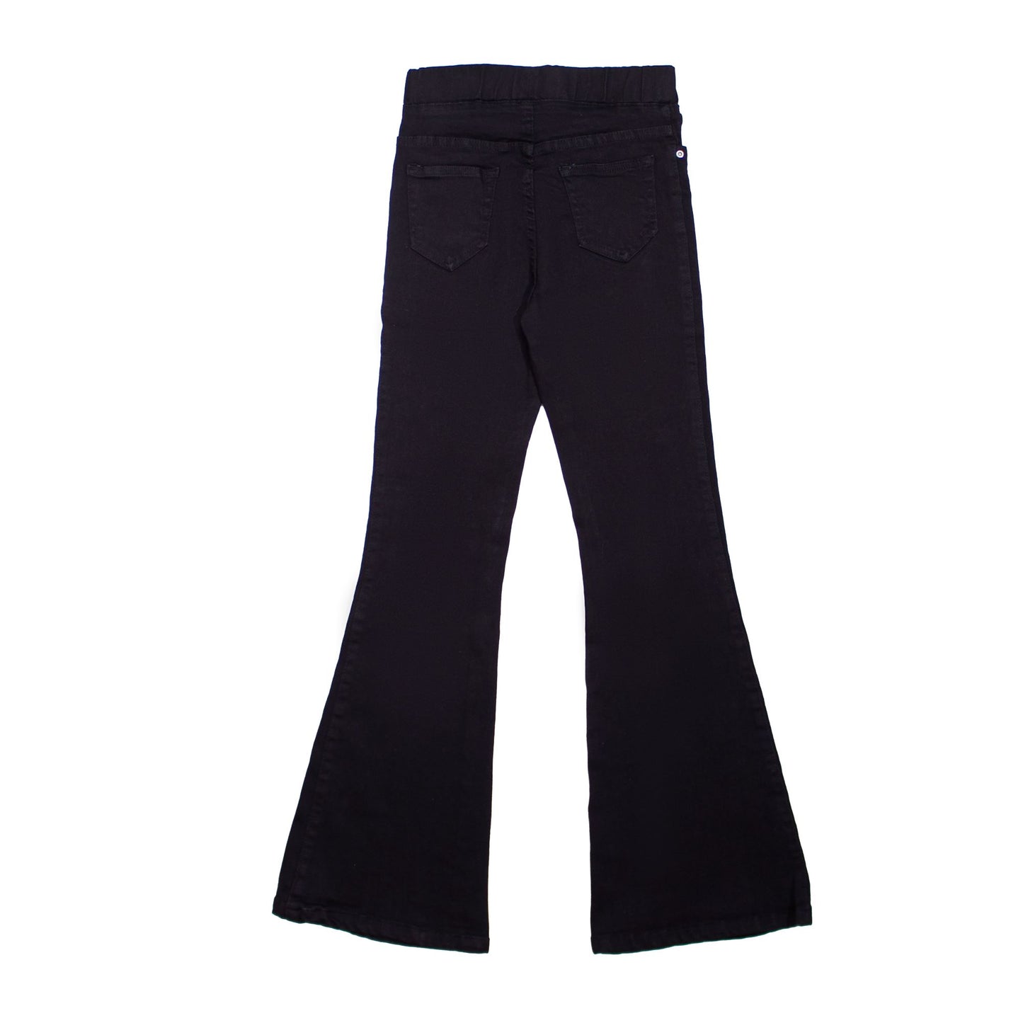 Womens Bell bottom Flare jeans-Black