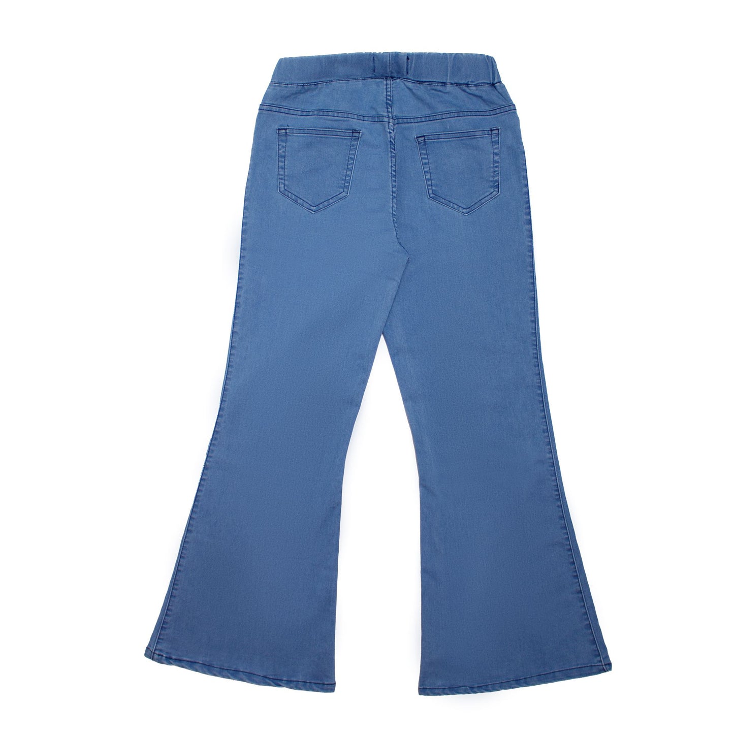 Womens Bell bottom Flare jeans-Black