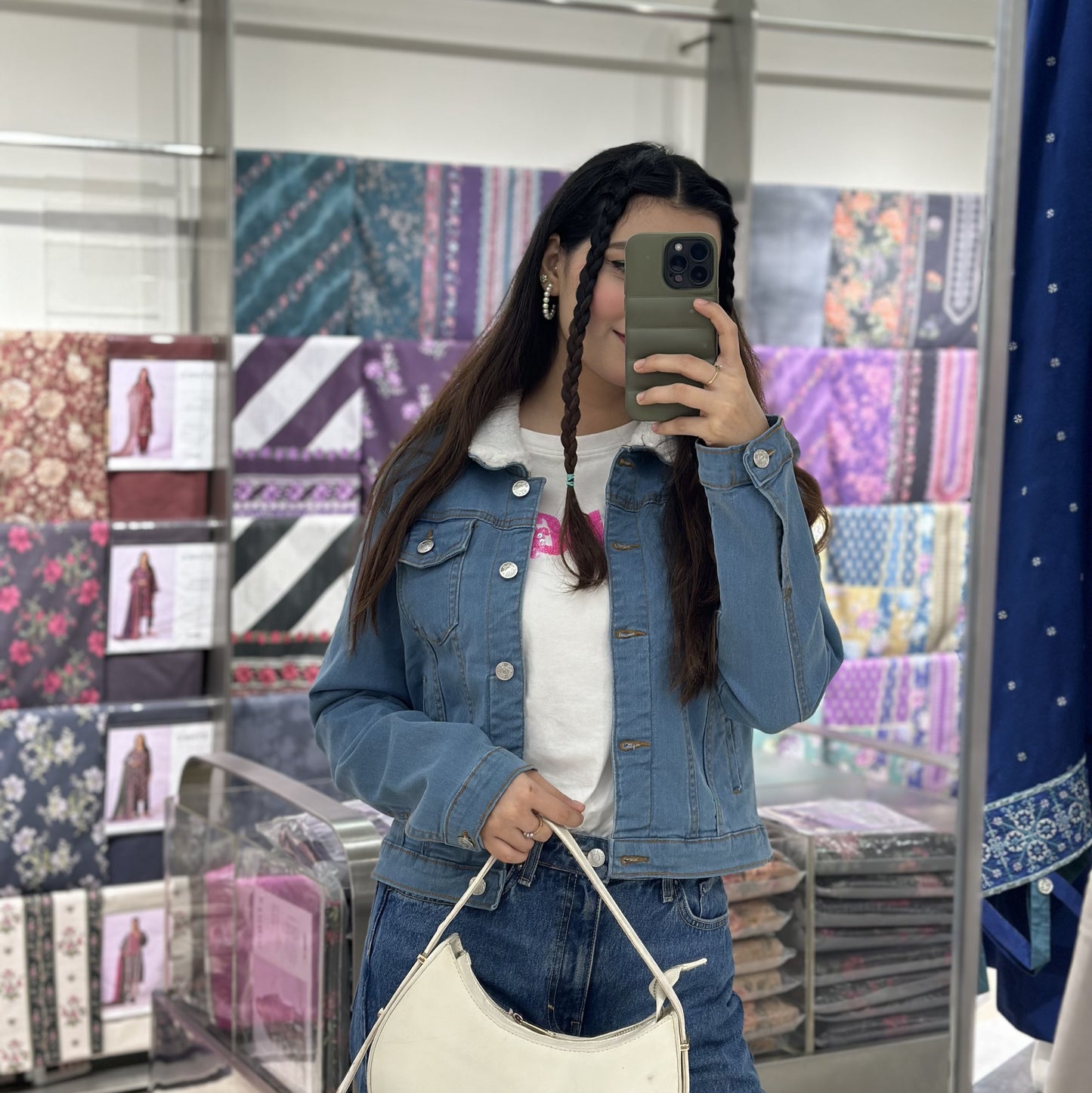 REGALIA Denim Sherpa Jacket