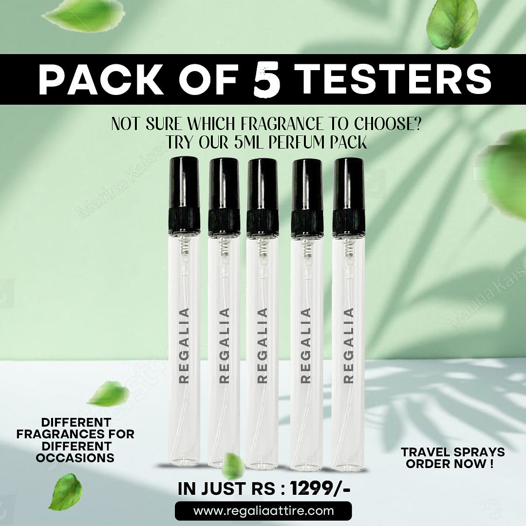 Pack of 5 Travel Spray (5ml)