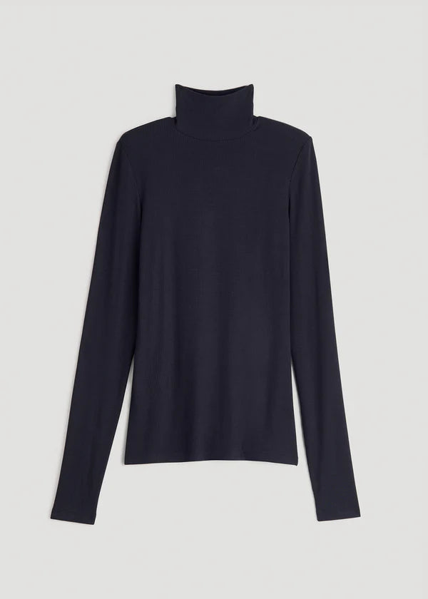 Unisex FITTED Long Sleeve Ribbed Turtleneck/Highneck