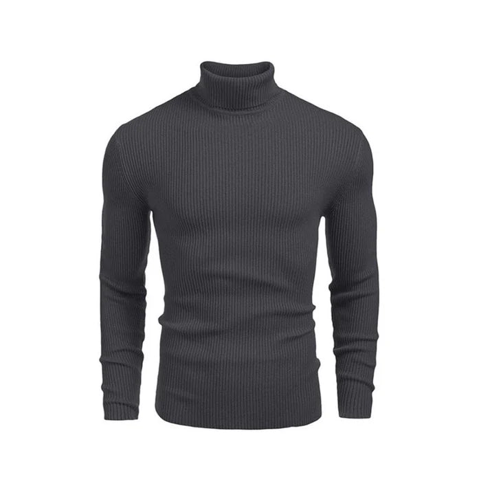 Unisex FITTED Long Sleeve Ribbed Turtleneck/Highneck