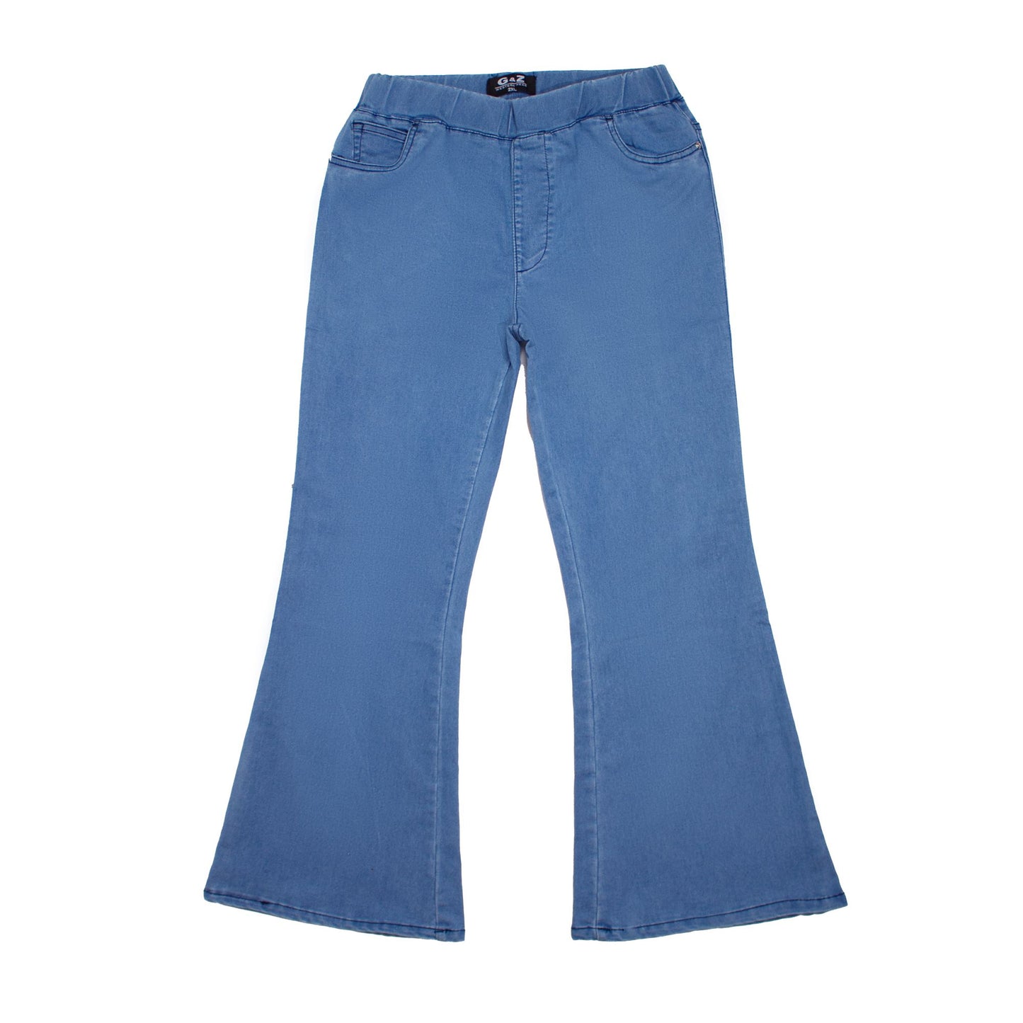 Womens Bell bottom Flare jeans-Black