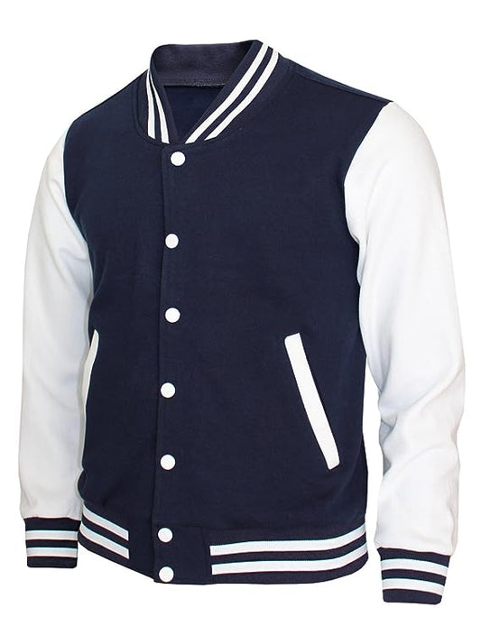 Varsity /Baseball jacket-Blue and white